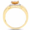 Image 2 : Sterling Silver Madeira Citrine Ring