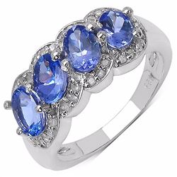 Sterling Silver Tanzanite Ring