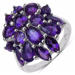 Sterling Silver African Amethyst Ring