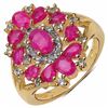 Image 1 : Sterling Silver Mozambique Ruby Ring
