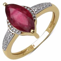 Sterling Silver Ruby Ring