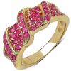 Image 1 : Sterling Silver Thai Ruby Ring