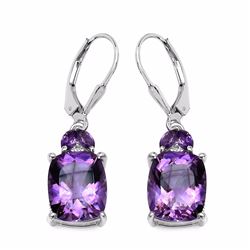 Sterling Silver Brazil Amethyst Earrings