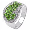 Image 2 : Sterling Silver Chrome-Diopside Ring