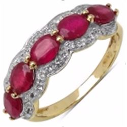 Sterling Silver Ruby Ring