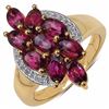 Image 1 : Sterling Silver Rhodolite Ring