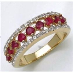 Sterling Silver Ruby Ring