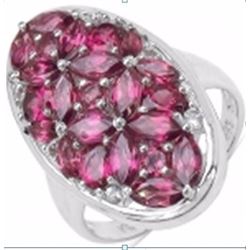 Sterling Silver Rhodolite Ring