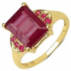 Sterling Silver Ruby Ring