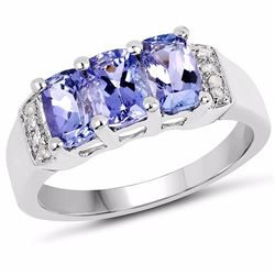 Sterling Silver Tanzanite Ring