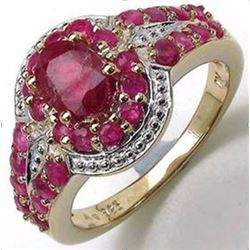 Sterling Silver Ruby Ring