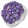 Image 1 : Sterling Silver African Amethyst Ring