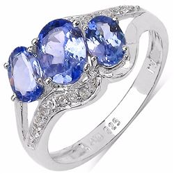 Sterling Silver Tanzanite Ring