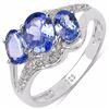 Image 1 : Sterling Silver Tanzanite Ring