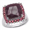 Image 1 : Sterling Silver Indian Ruby Ring