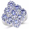 Image 1 : Sterling Silver Tanzanite Ring