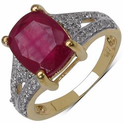 Sterling Silver Ruby Ring