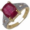 Image 1 : Sterling Silver Ruby Ring