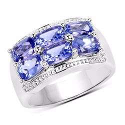 Sterling Silver Tanzanite Ring