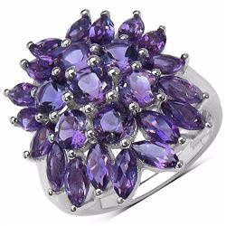 Sterling Silver African Amethyst Ring