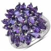 Image 1 : Sterling Silver African Amethyst Ring
