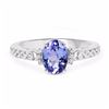 Image 3 : Sterling Silver Tanzanite Ring