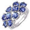 Image 1 : Sterling Silver Tanzanite Ring