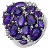 Image 1 : Sterling Silver African Amethyst ring