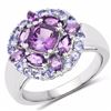 Image 1 : Sterling Silver Brazil Amethyst Ring