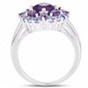 Image 2 : Sterling Silver Brazil Amethyst Ring