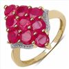 Image 1 : Sterling Silver Ruby Ring