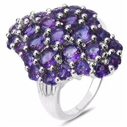 Sterling Silver African Amethyst Ring