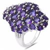 Image 1 : Sterling Silver African Amethyst Ring