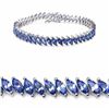 Image 1 : Sterling Silver Tanzanite Bracelet