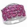 Image 1 : Sterling Silver Thai Ruby Ring