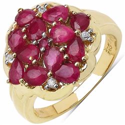 Sterling Silver Ruby Ring