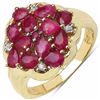 Image 1 : Sterling Silver Ruby Ring