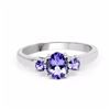 Image 3 : Sterling Silver Tanzanite Ring