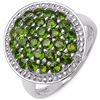 Image 1 : Sterling Silver Chrome-Diopside Ring