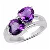 Image 1 : Sterling Silver African Amethyst Ring