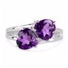 Image 3 : Sterling Silver African Amethyst Ring