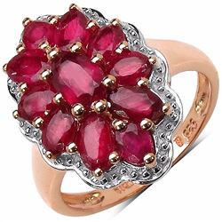 Sterling Silver Ruby Ring