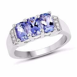 Sterling Silver Tanzanite Ring