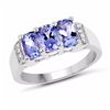 Image 1 : Sterling Silver Tanzanite Ring