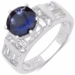 Sterling Silver Iolite Ring