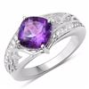 Image 1 : Sterling Silver African Amethyst Ring
