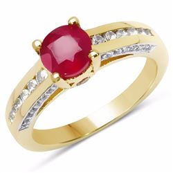 Sterling Silver Ruby Ring