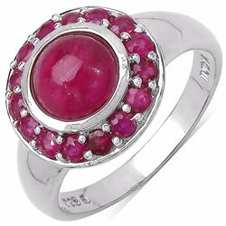 Sterling Silver Ruby Ring