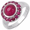 Image 1 : Sterling Silver Ruby Ring