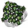 Image 1 : Sterling Silver Chrome-Diopside Ring